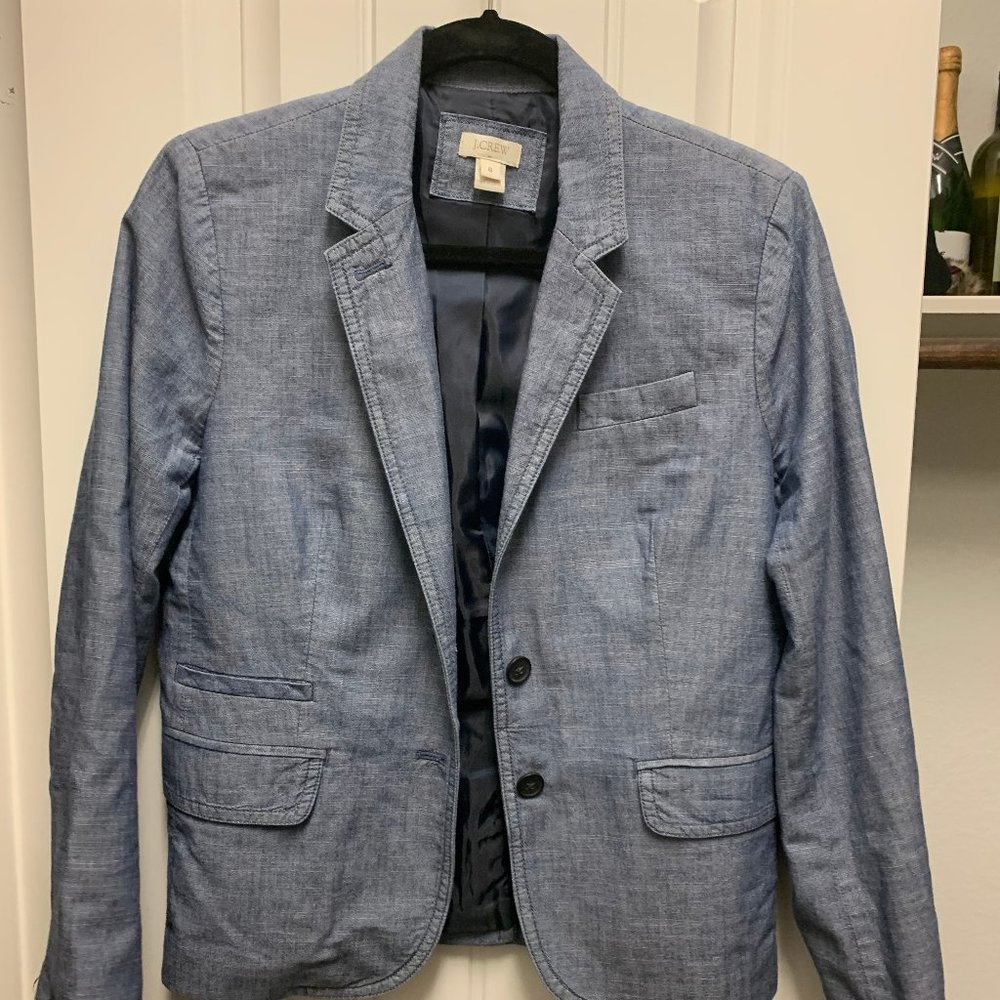 JCrew Chambray Blazer